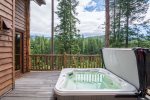 The hot tub is a guest favorite.